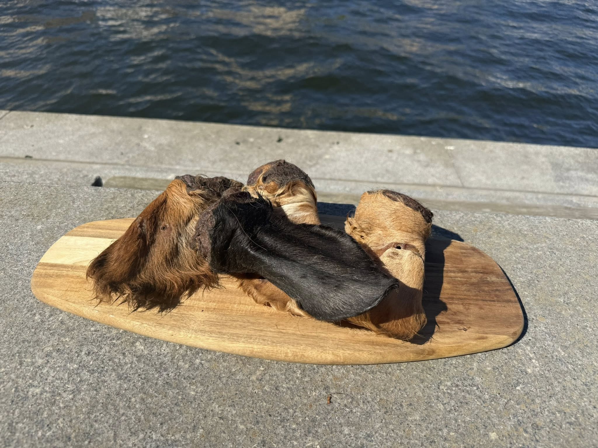 Extra stora oxöron med päls XL