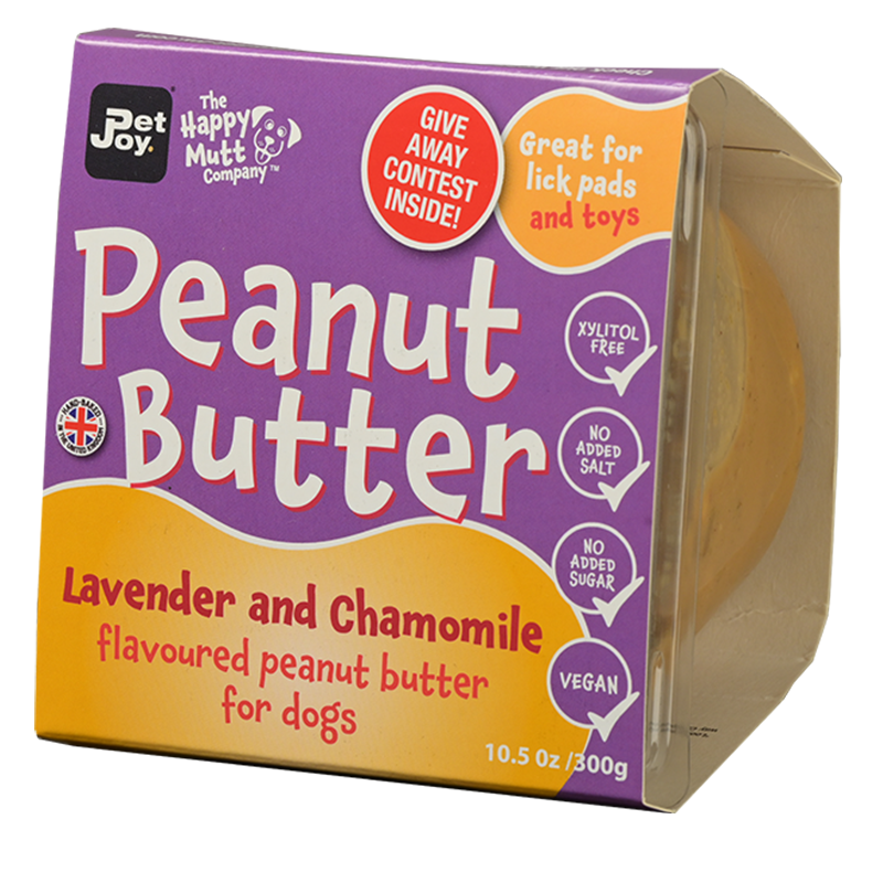 Pet-Joy Products - Pet Joy X Happy Mutt Jordnötssmör: Lavendel & Kamomill