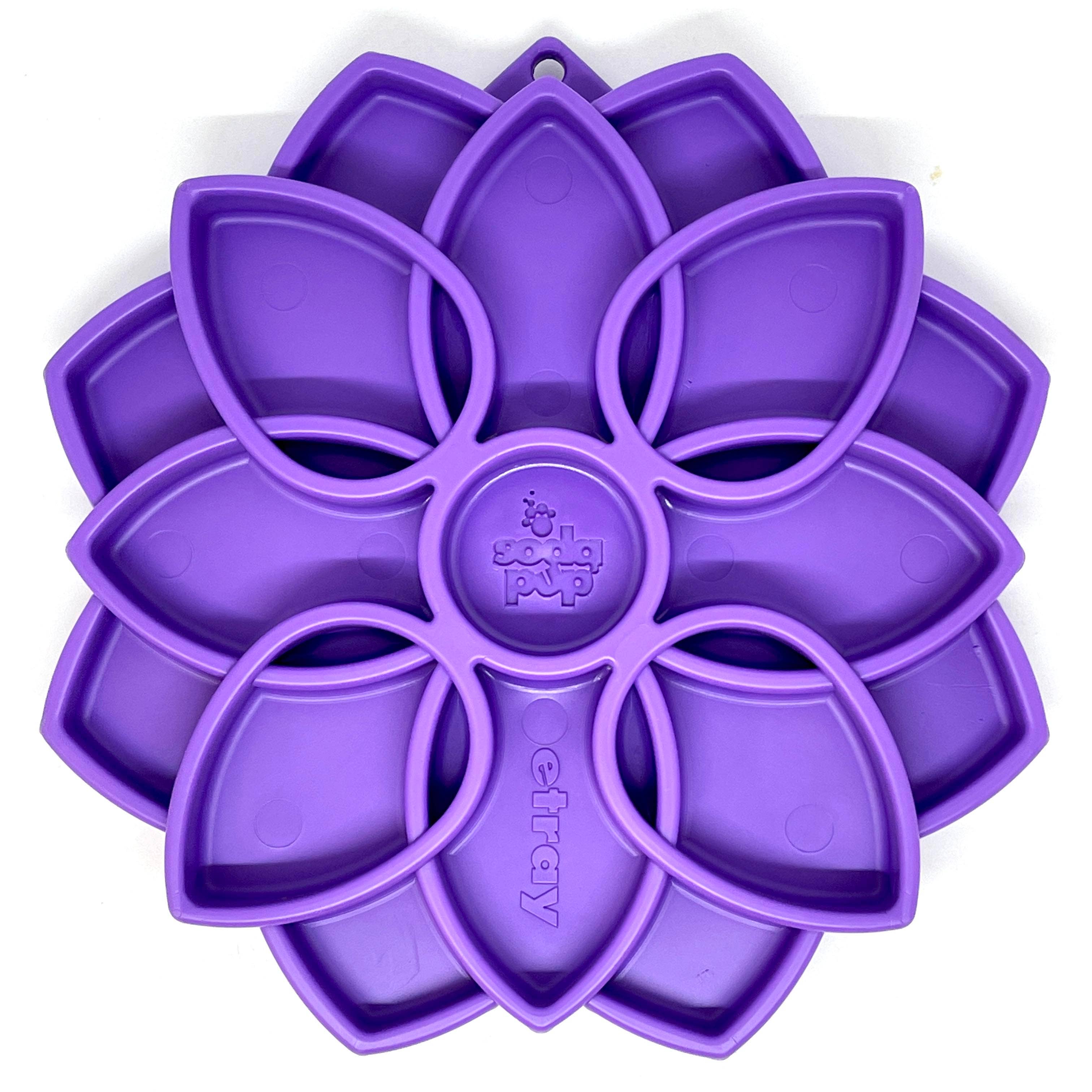 SodaPup Dog Toys - Mandala Design eTray anrikning fack för hundar: Grön