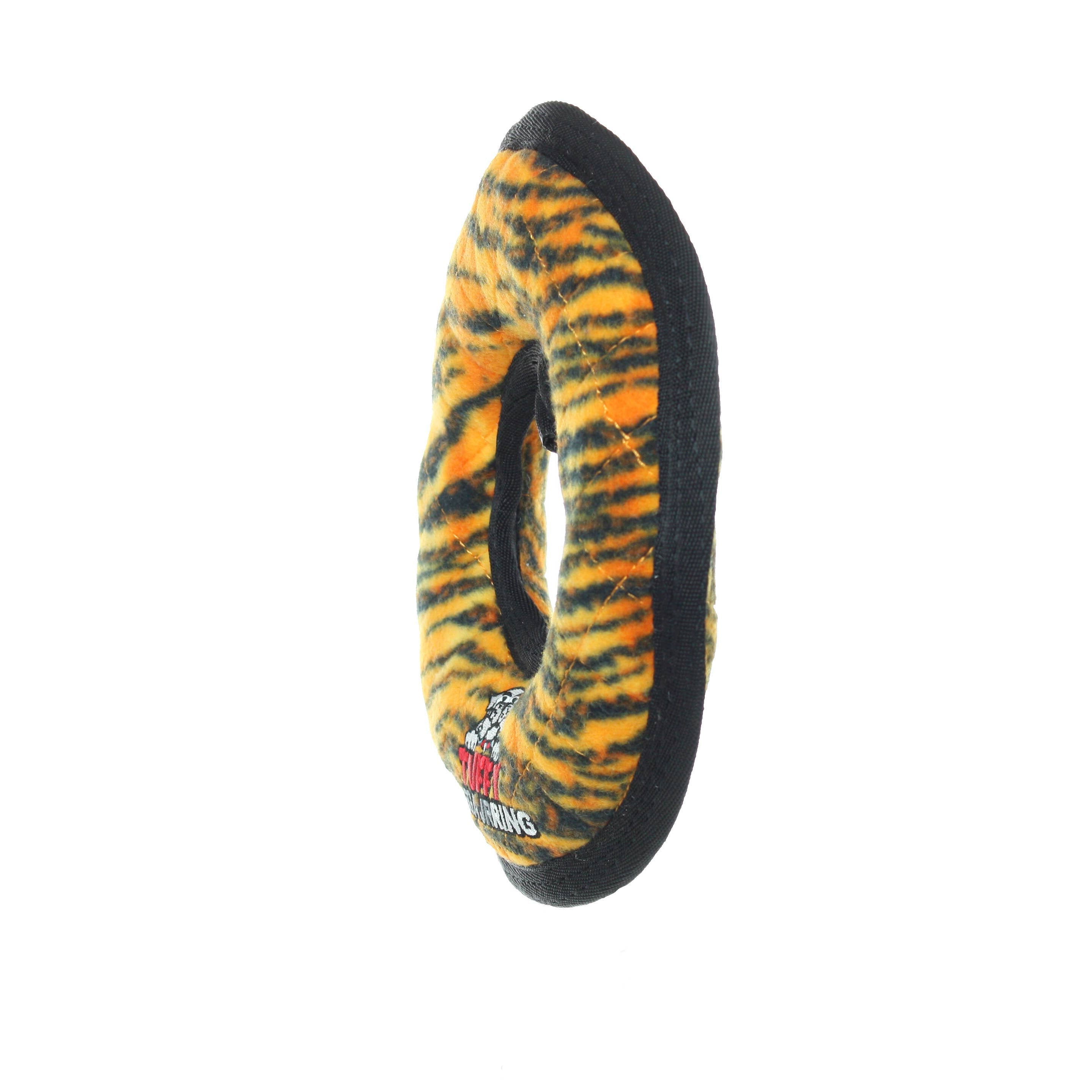 Tuffy Mega Jr Ring Tiger – Slitstark hundleksak,pipring för tuffa tag