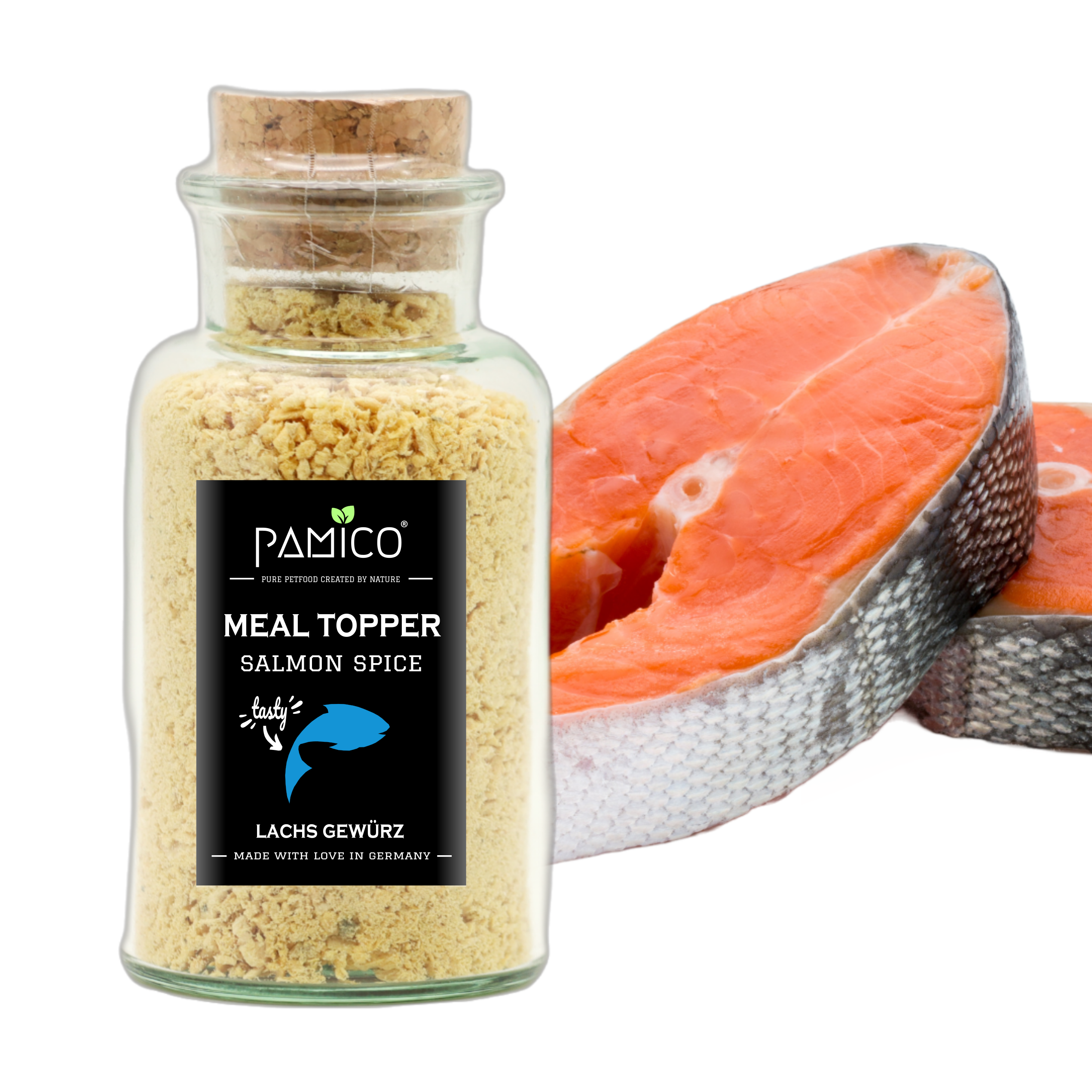 Meal Topper Lax – Frystorkad måltidstopping med naturligt Omega-3 för hundar & katter