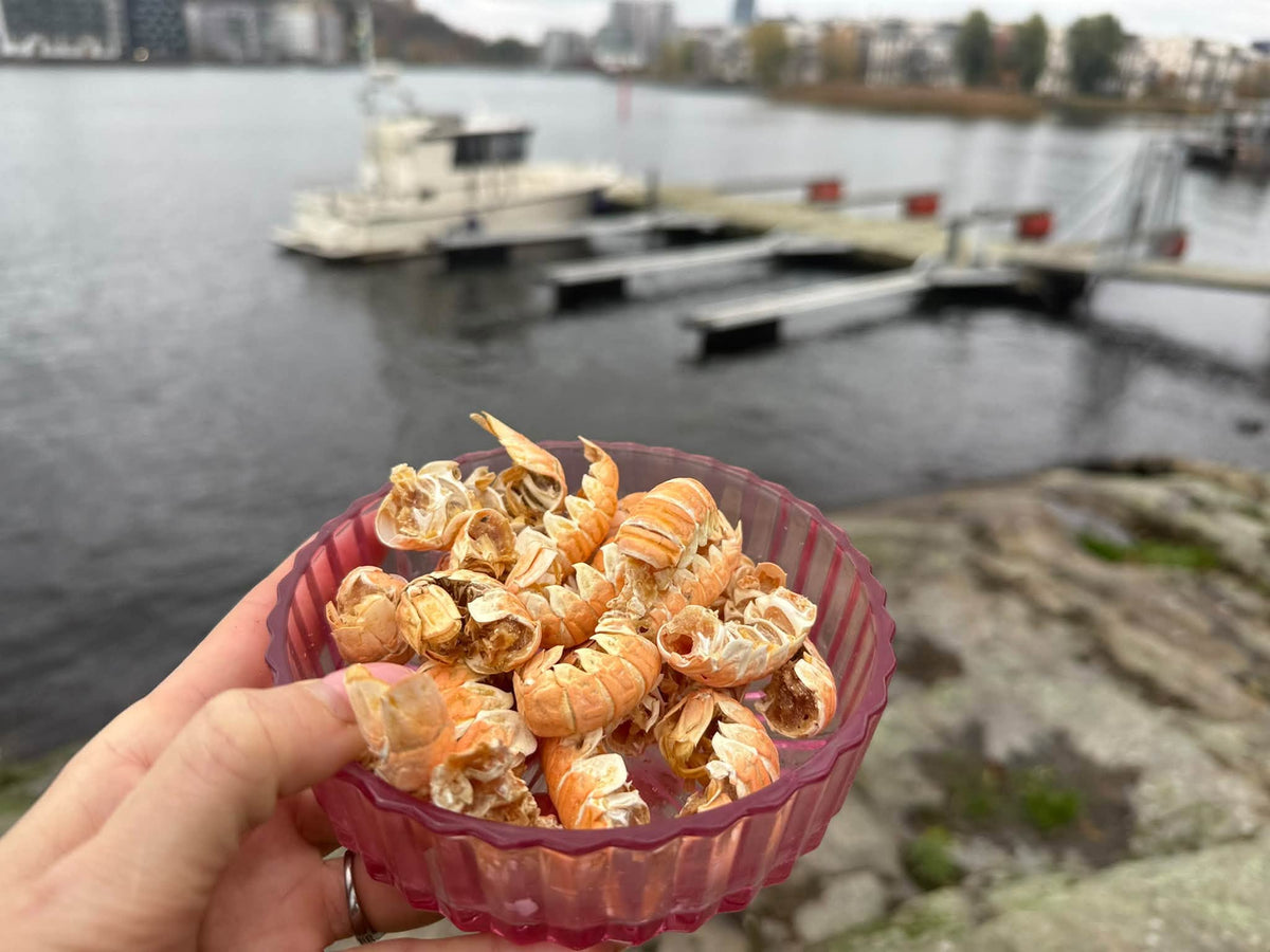Torkade kräftor 50 g, Krispigt Premiumgodis