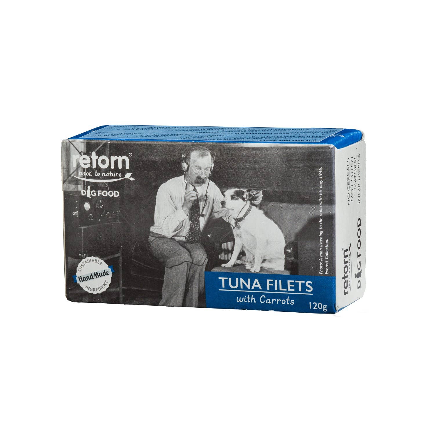 Tonfisk- & Morotsbiffar för Hund – Naturligt Våtfoder med 75 % Tonfisk | Retorn