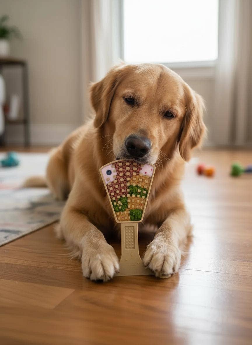 Waffle Tower – nylontugg och berikningsleksak för hund