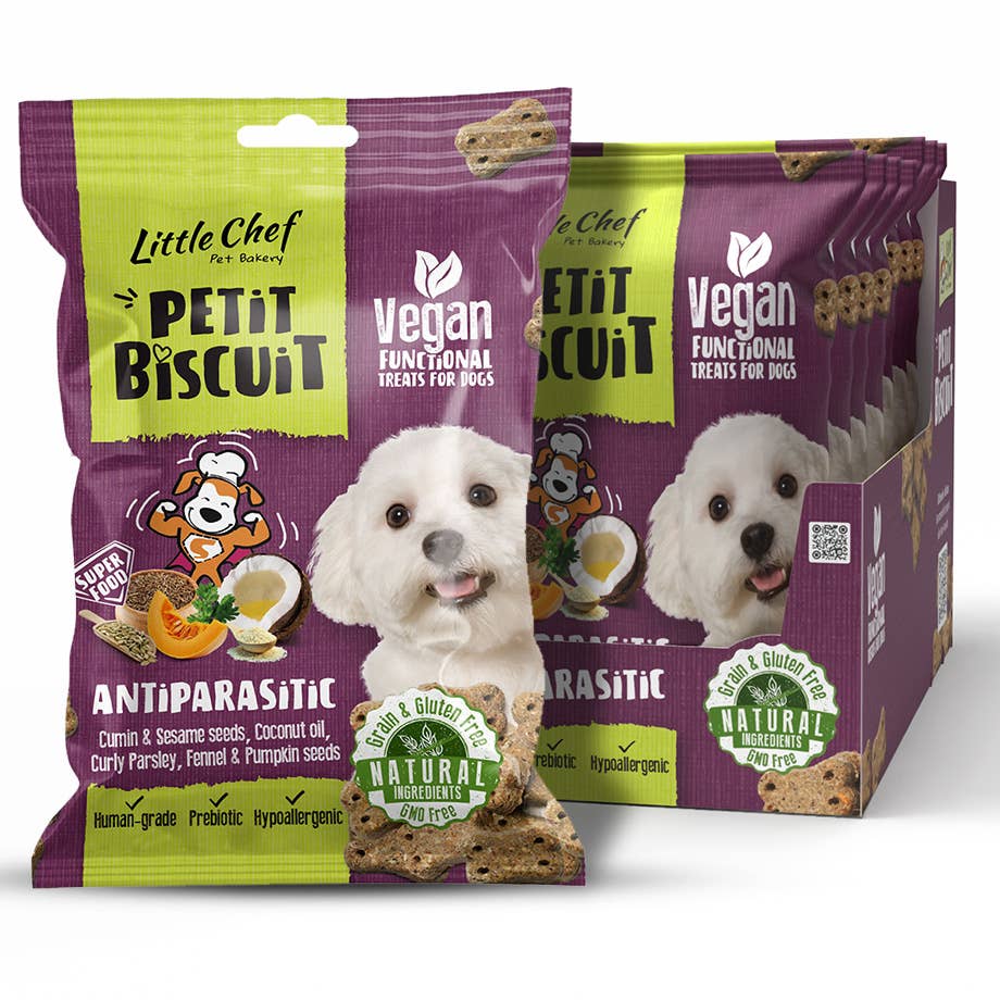 Little Chef Petit Biscuit – Glutenfritt & veganskt hundgodis 100 g