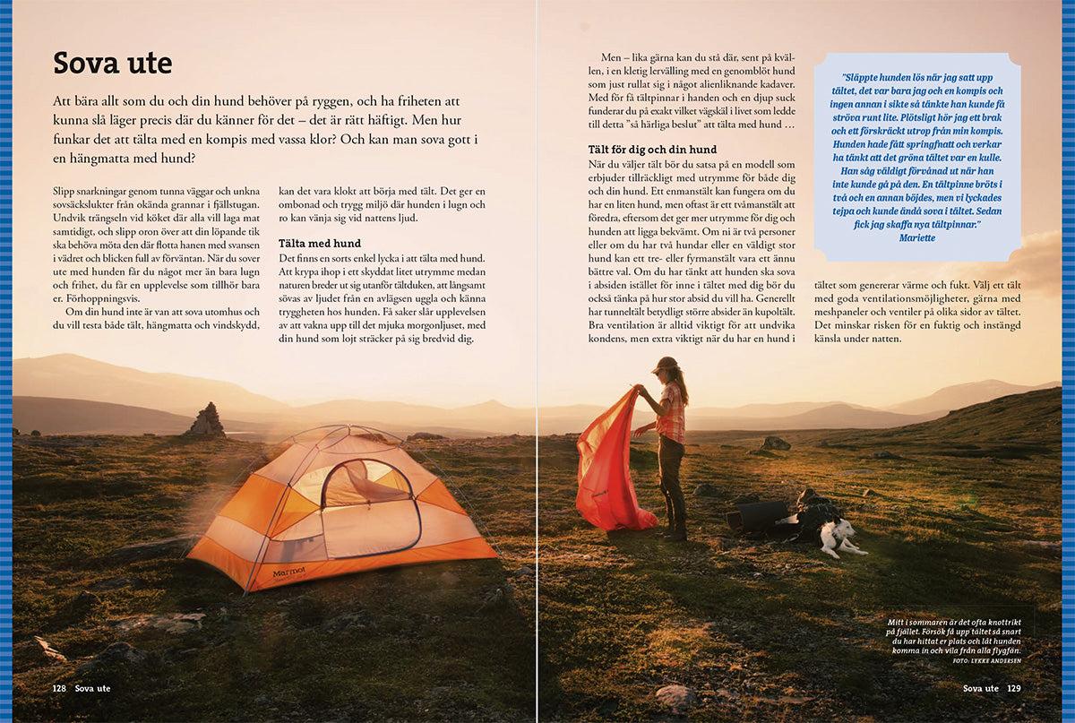 Vandra med Hund – Guide till vandring, tältliv & friluftsliv med hund