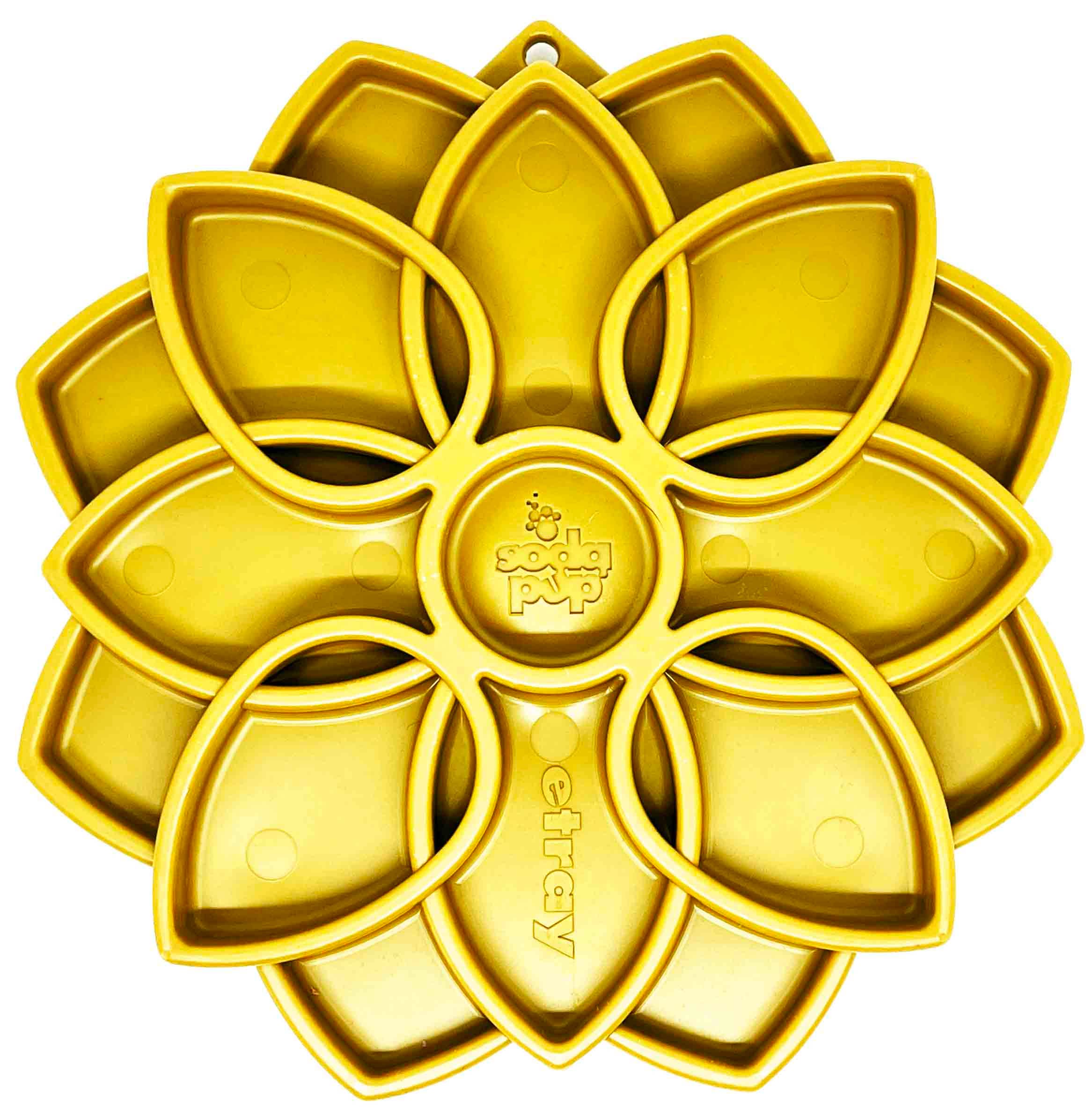SodaPup Dog Toys - Mandala Design eTray anrikning fack för hundar: Grön