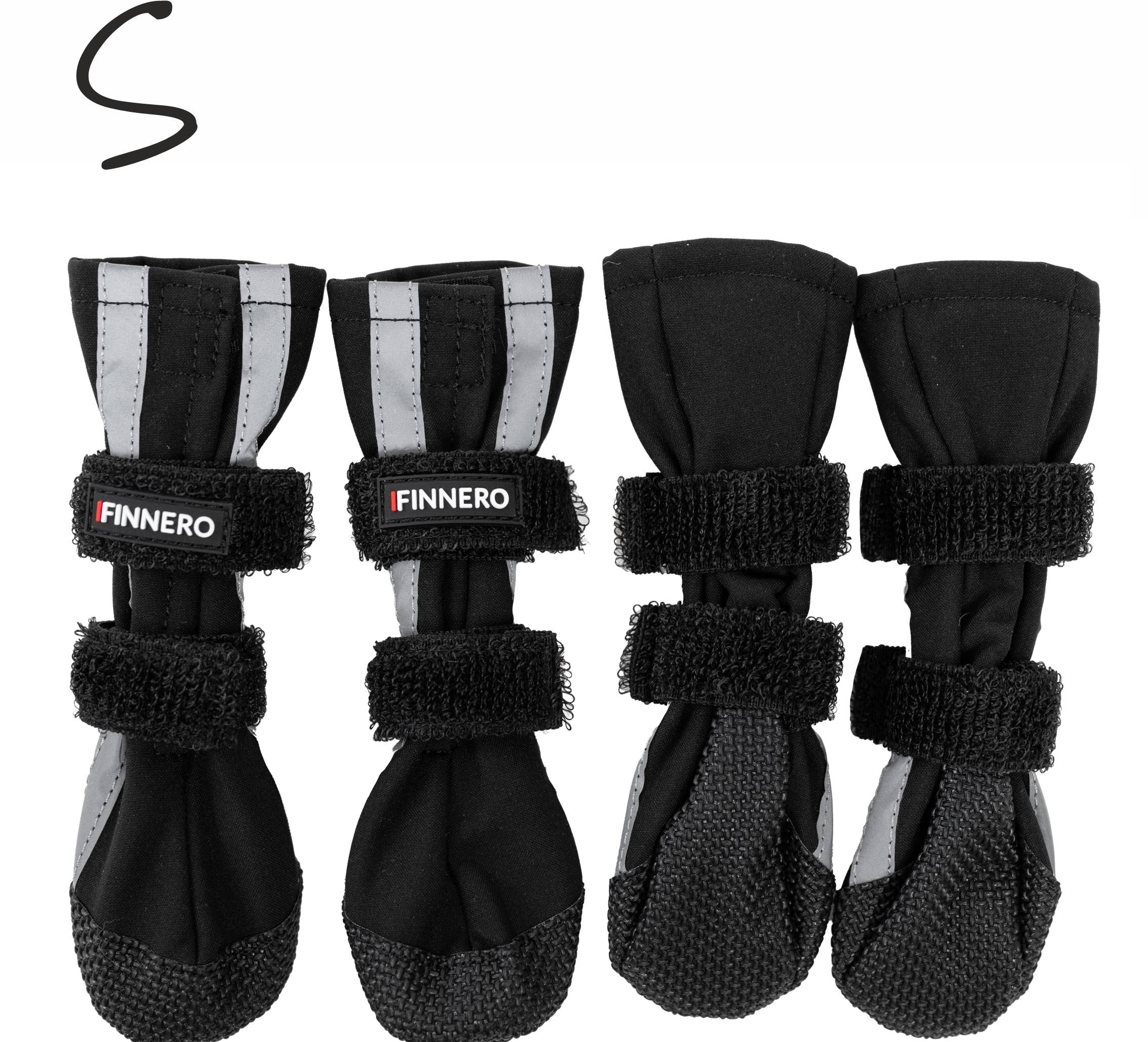 FINNERO HALLA Softshell Hundskor, 4 st/förpackning