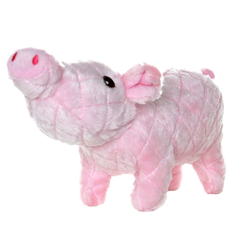 Tuffy Mighty Series Farm Pig – slitstark plyschleksak för aktiv lek