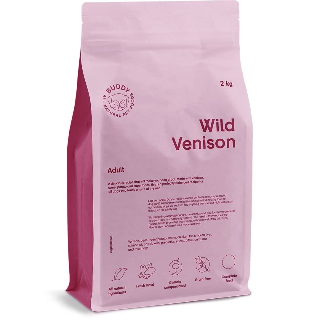 Finest Petfoods - Buddy Wild Venison hundfoder 2 kg