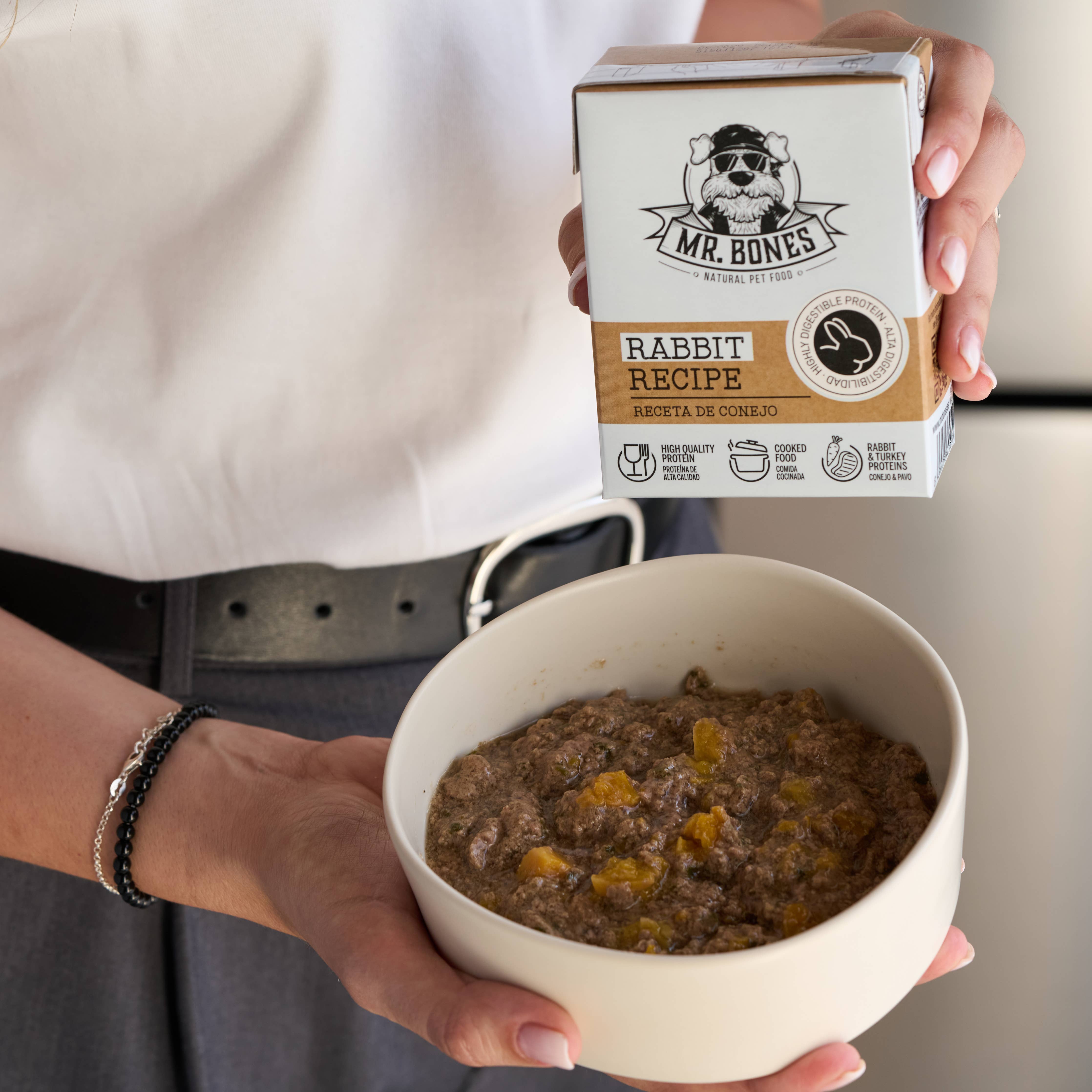 Tillagad hundmat Kanin 380 g