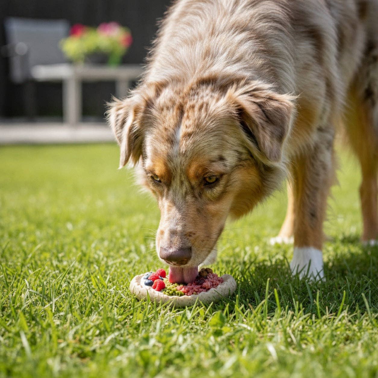 Potatischips – nylontugg och berikningsleksak för hund