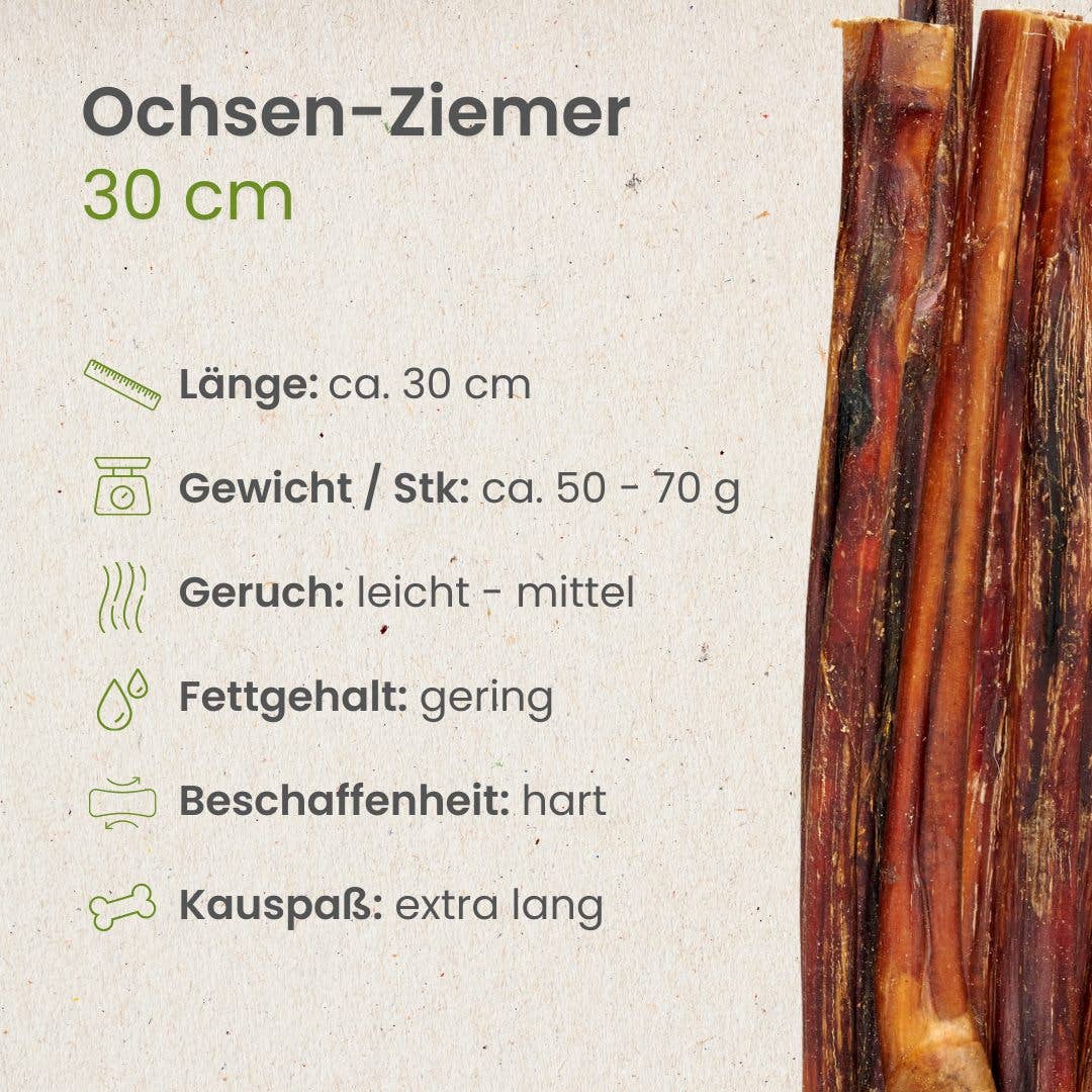 Kauartikel.com GmbH - Ox-Ziemer tuggrulle, cirka 30 cm