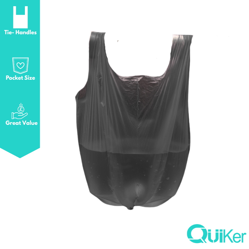 Quiker Pet Products - 240 påsar-12 rullar-svarta fickbajspåsar - 6 lådor +