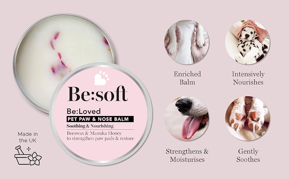 Be:Soft Nose & Paw Balm – Naturligt tass- och nosbalsam