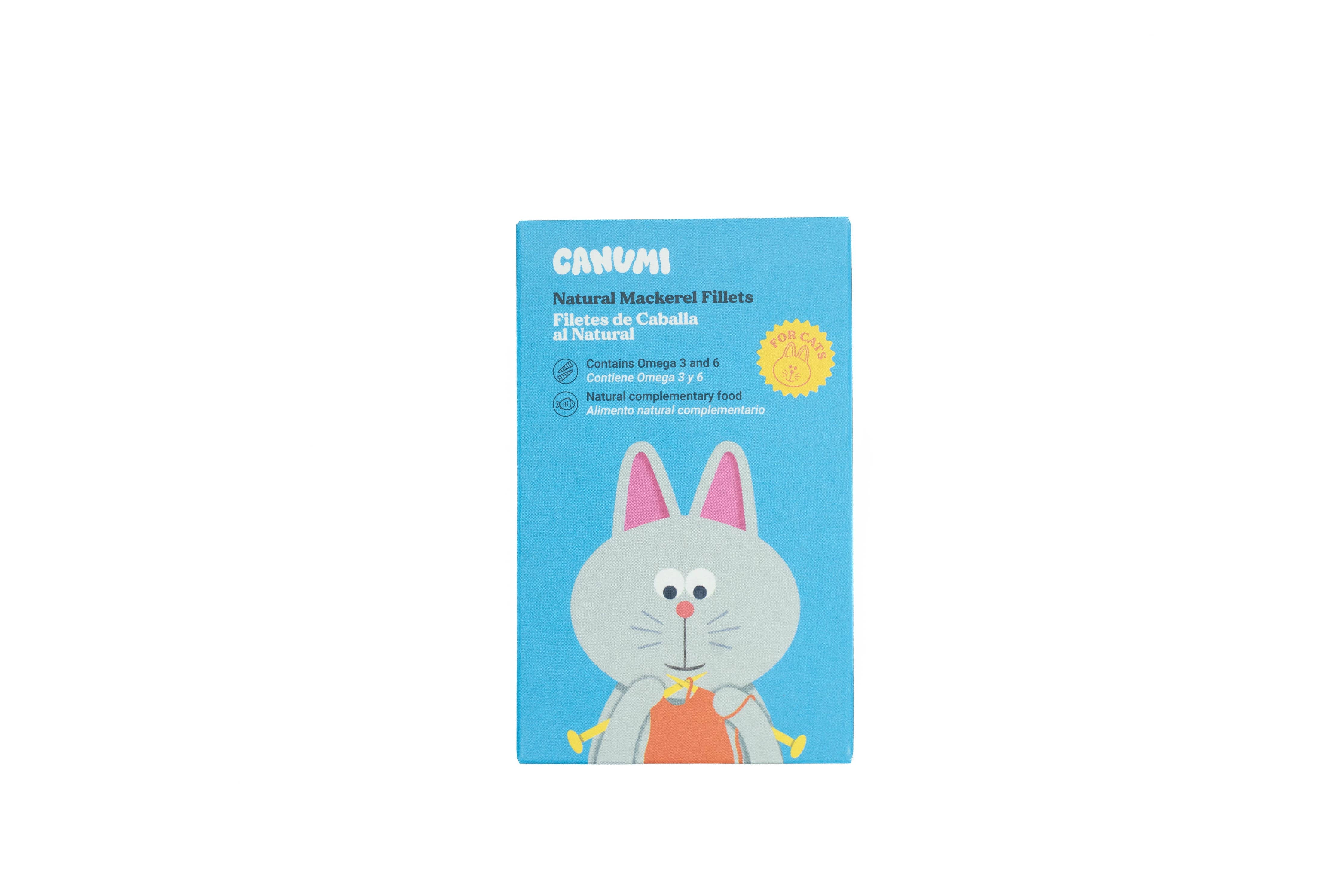Naturliga Makrillfiléer 120 g – för hund och katt