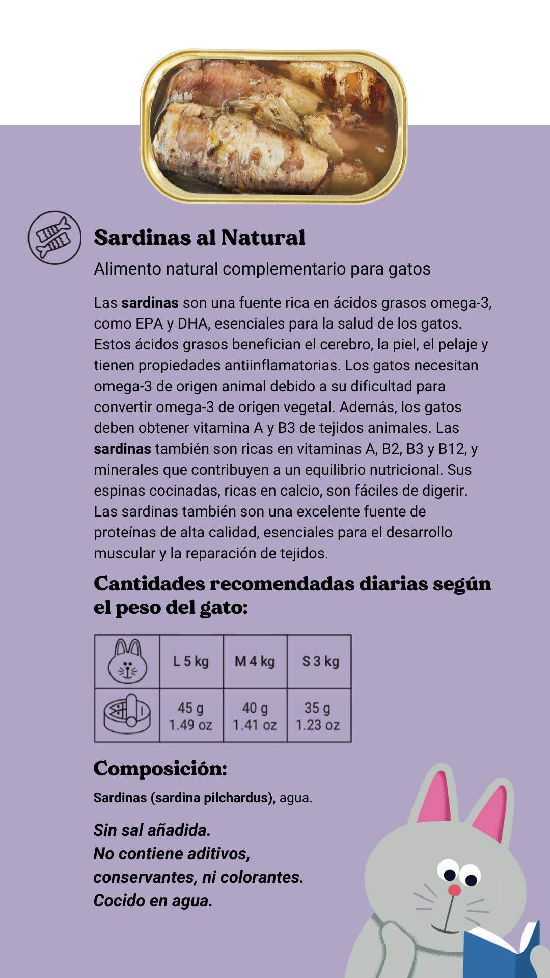 Naturliga Sardiner 120 g – Naturlig topping för hund & katt