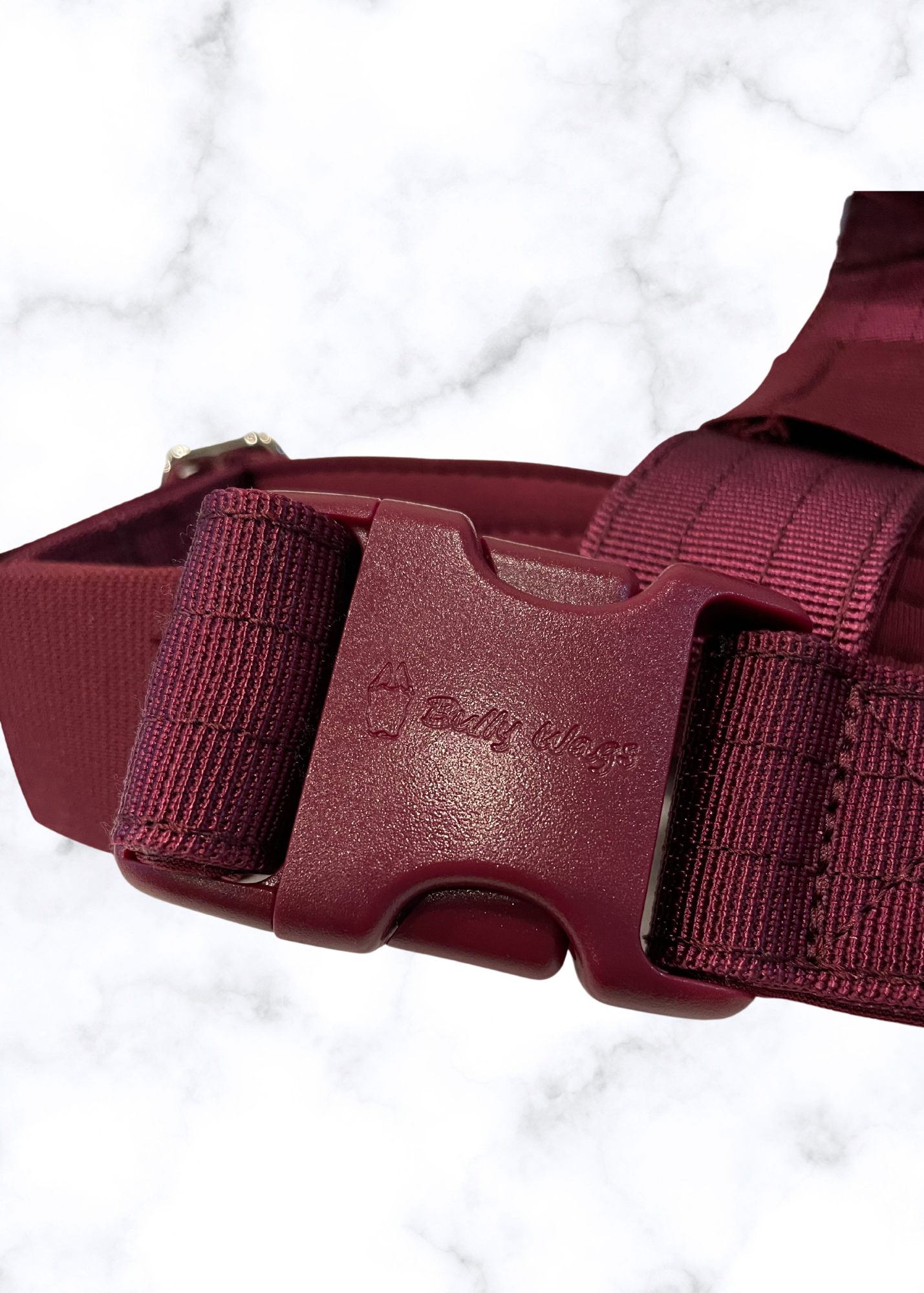 Bully Wags - Y Strap Adventure Harness - Körsbärsvin: Körsbär vin / Liten