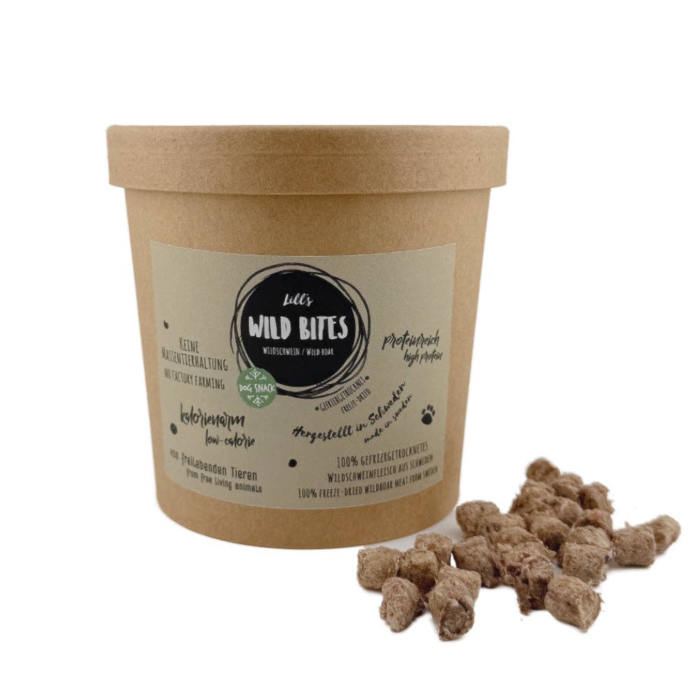 Vildsvin 150 g – Svenskt frystorkat hundgodis monoprotein NYHET!