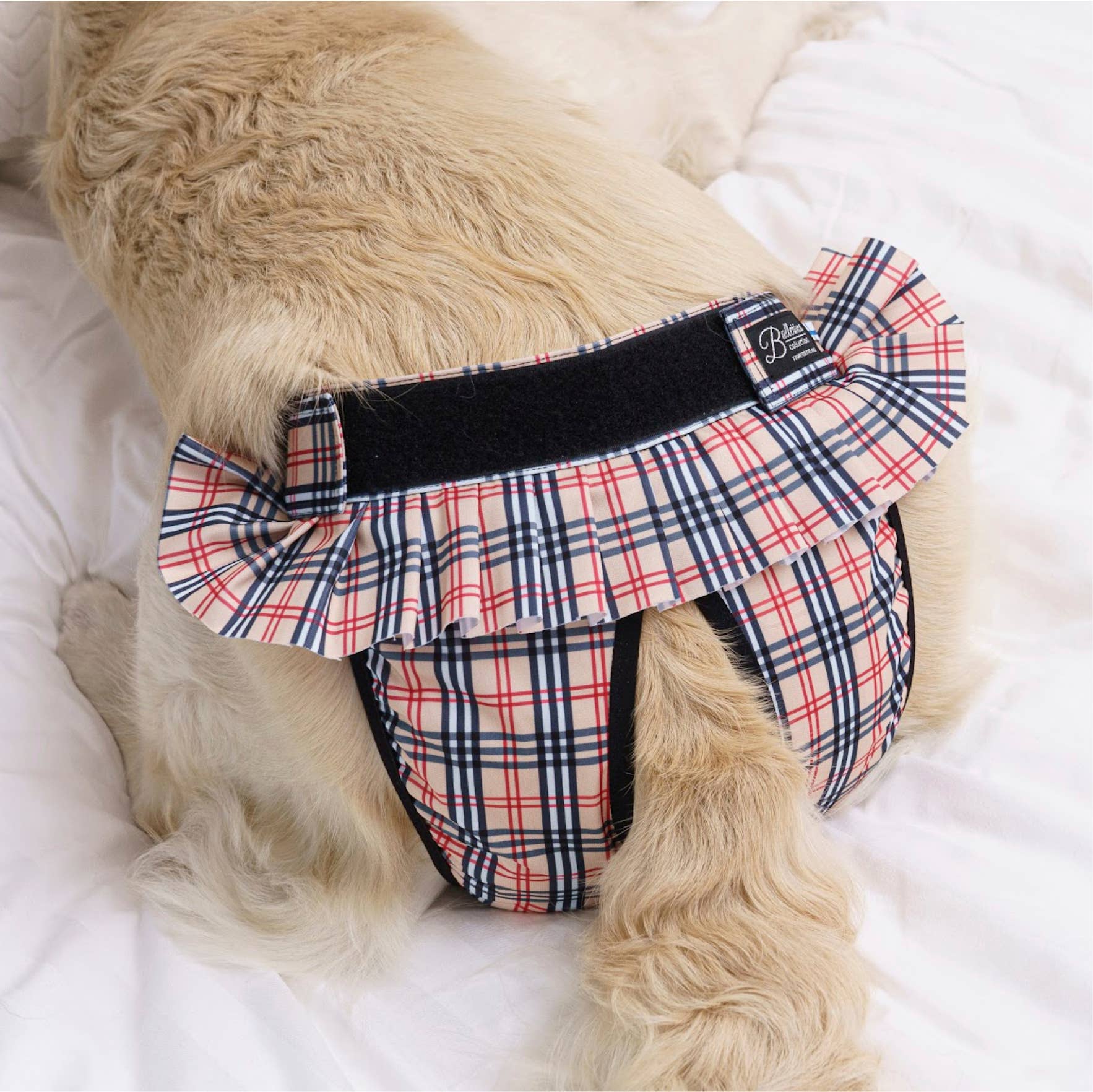 FINNERO BALLERINA Hundhygienbyxor – Rosa | Tvättbara tikskydd