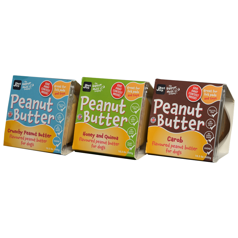 Pet-Joy Products - Pet Joy X Happy Mutt Jordnötssmör: Honung & Quinoa