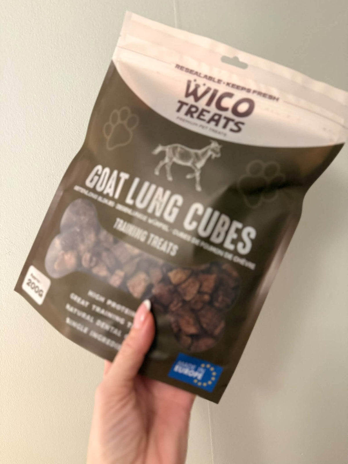 Getlungkuber 200 g – naturligt träningsgodis av 100 % getlunga