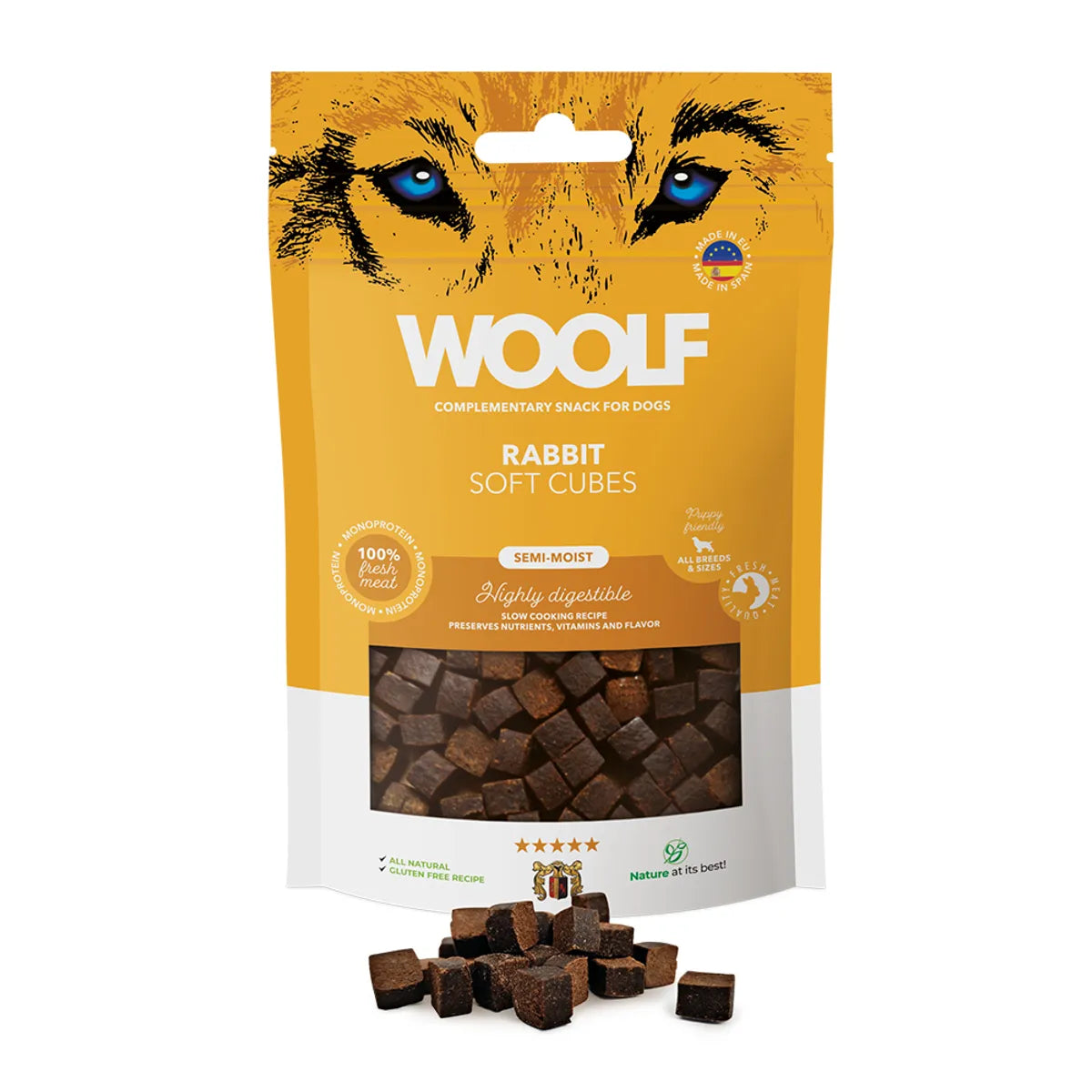 Soft Cubes Rabbit 100 g – mjukt hundgodis med kanin