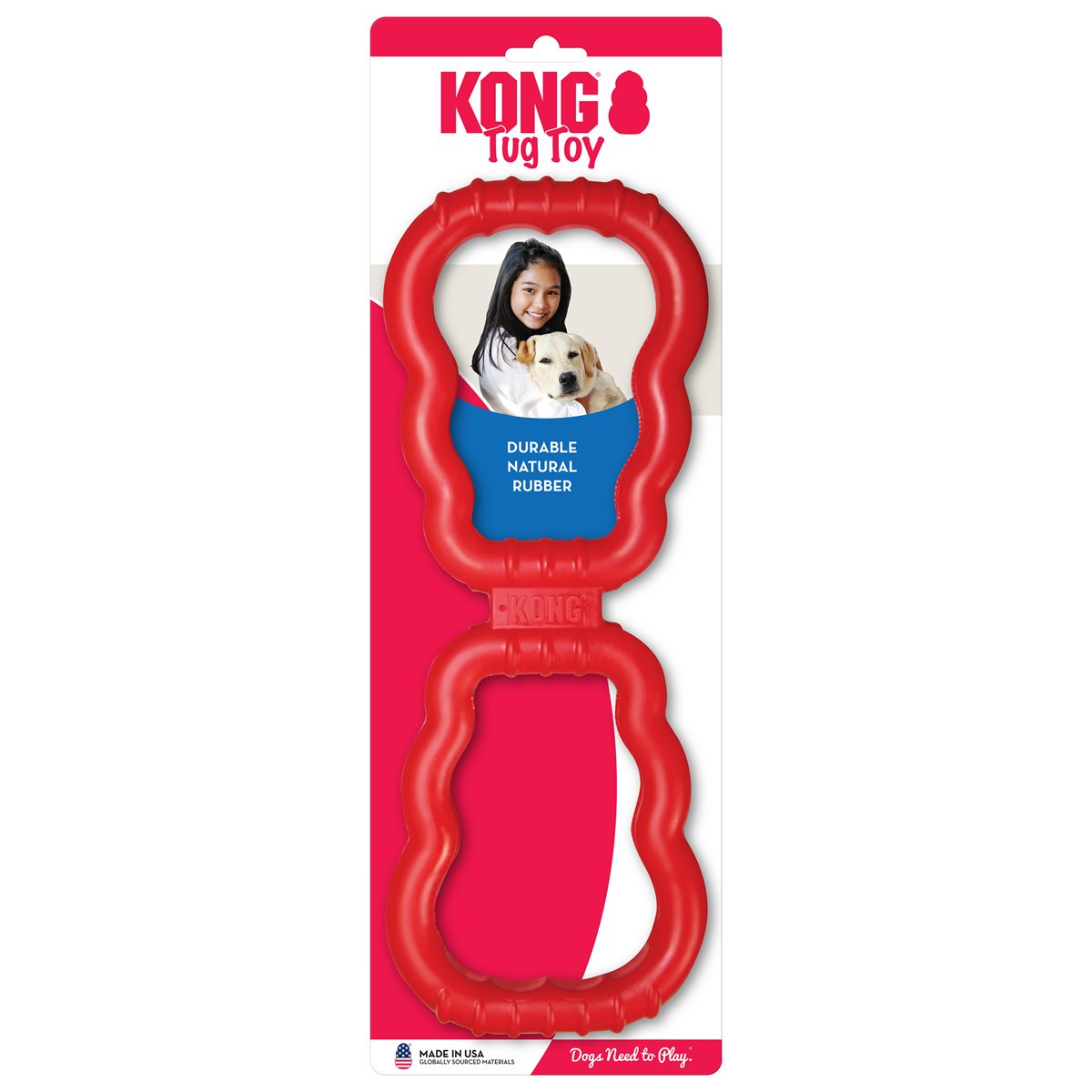 KONG Tug Toy dragleksak