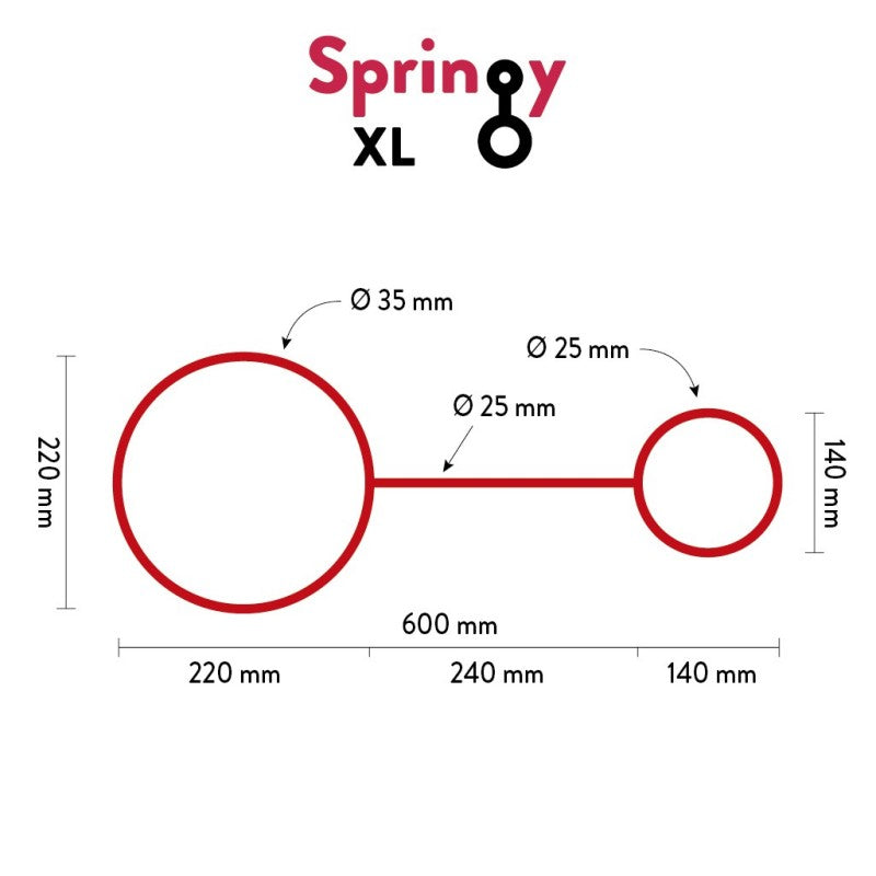 Springy – Originalet från Italien | Premium springpole-leksak XXL